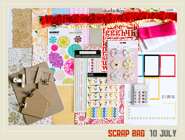 Casket*セレクト　Scrap Bag　10JUNEキットイメージ