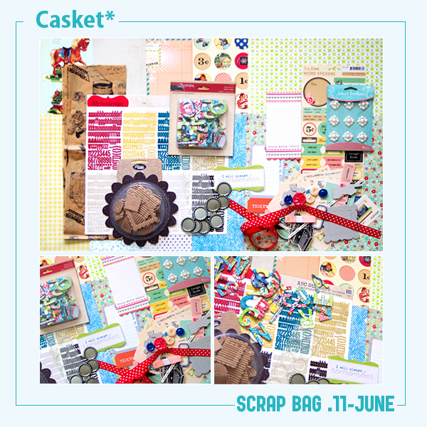 Casket*セレクト　Scrap Bag　10Decemberキットイメージ